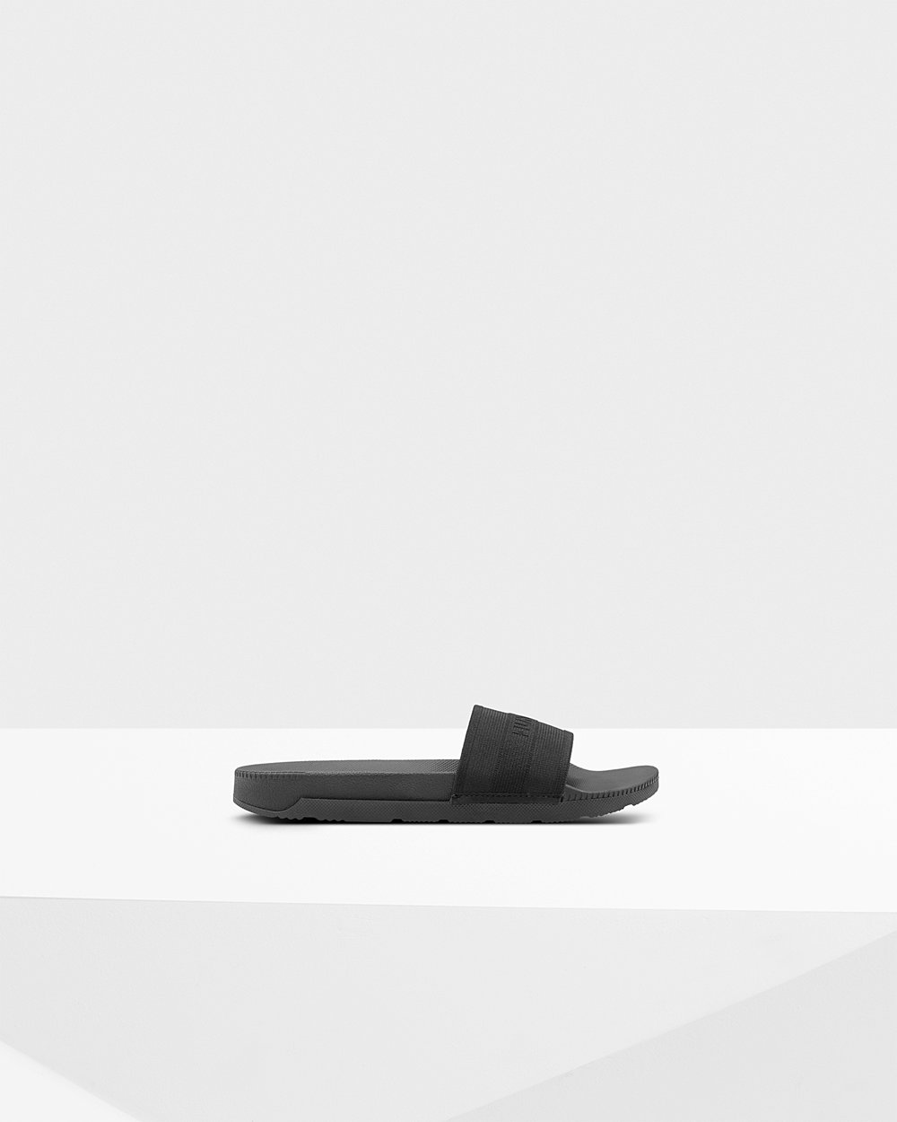 Women Hunter Original Elastic | Slides Black | NZ-13659-PBLN